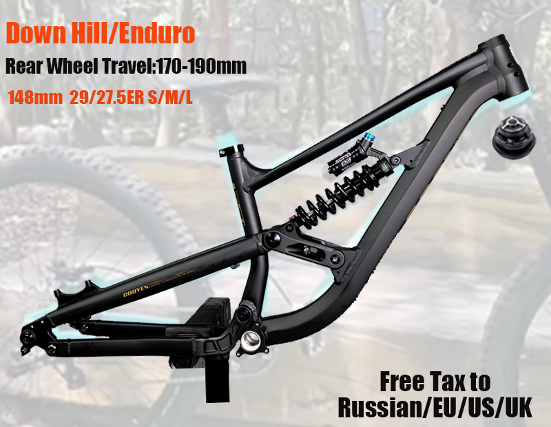 Mountain Biking In The Uk - Bicicleta de Enduro com Quadro de