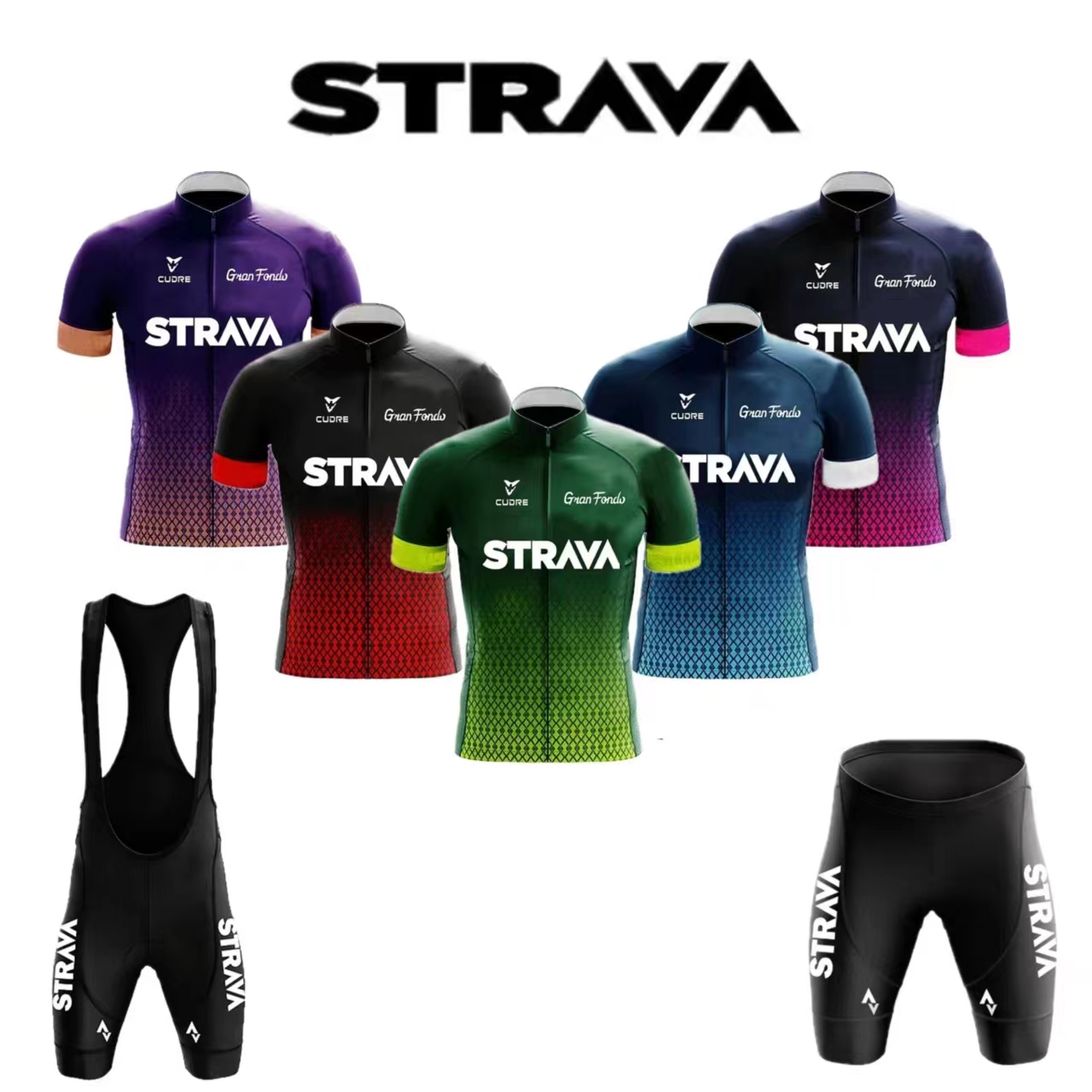 Mountain Biking Jerseys Men - Strava-shorts de manga curta para homens,