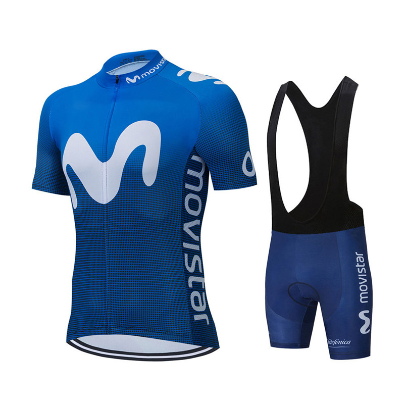 Mountain Biking Trousers - Novo verão movistar equipe conjuntos de