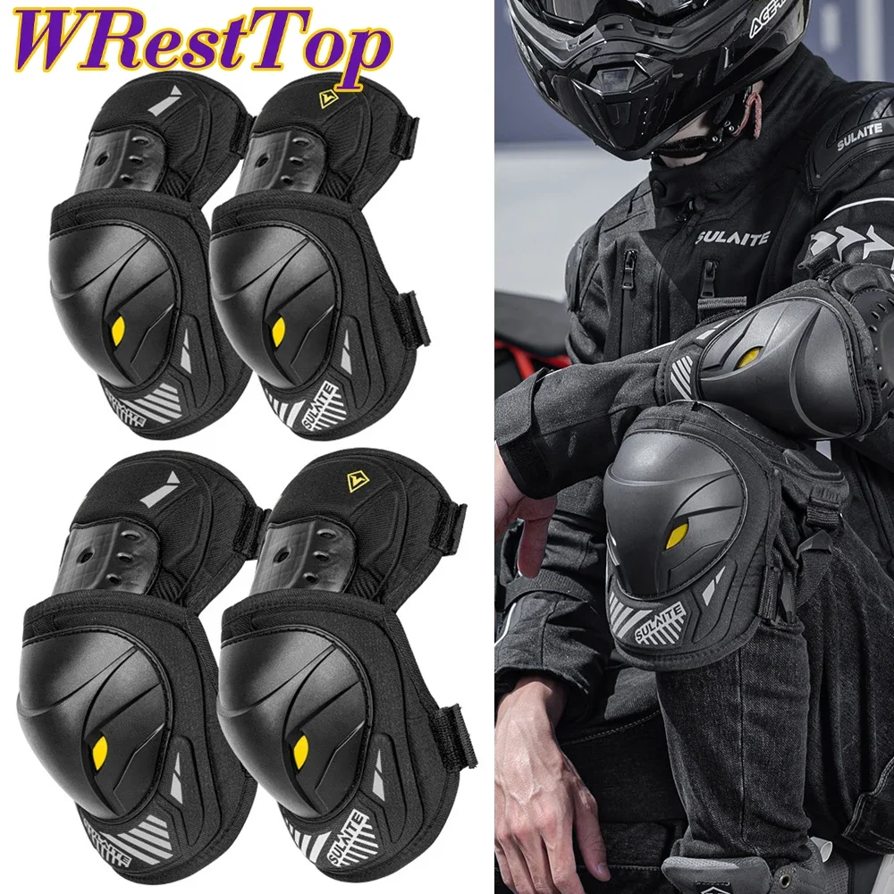 Mountain Biking Knee And Elbow Pads - Equipamento Premium para Motociclismo - Proteção