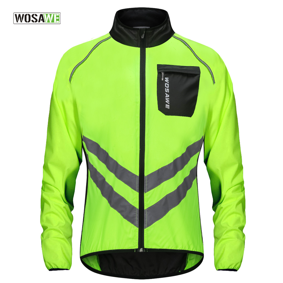 Mountain Biking Rain Jacket - Wosawe ciclismo jaqueta de chuva alta