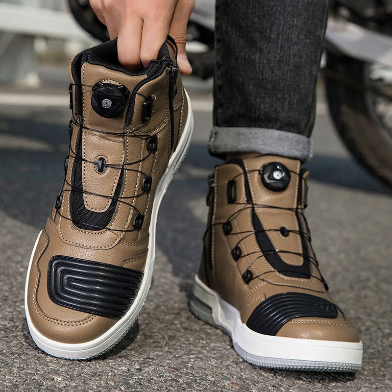 Mountain Biking Shoes - Verão novas botas de motocicleta das