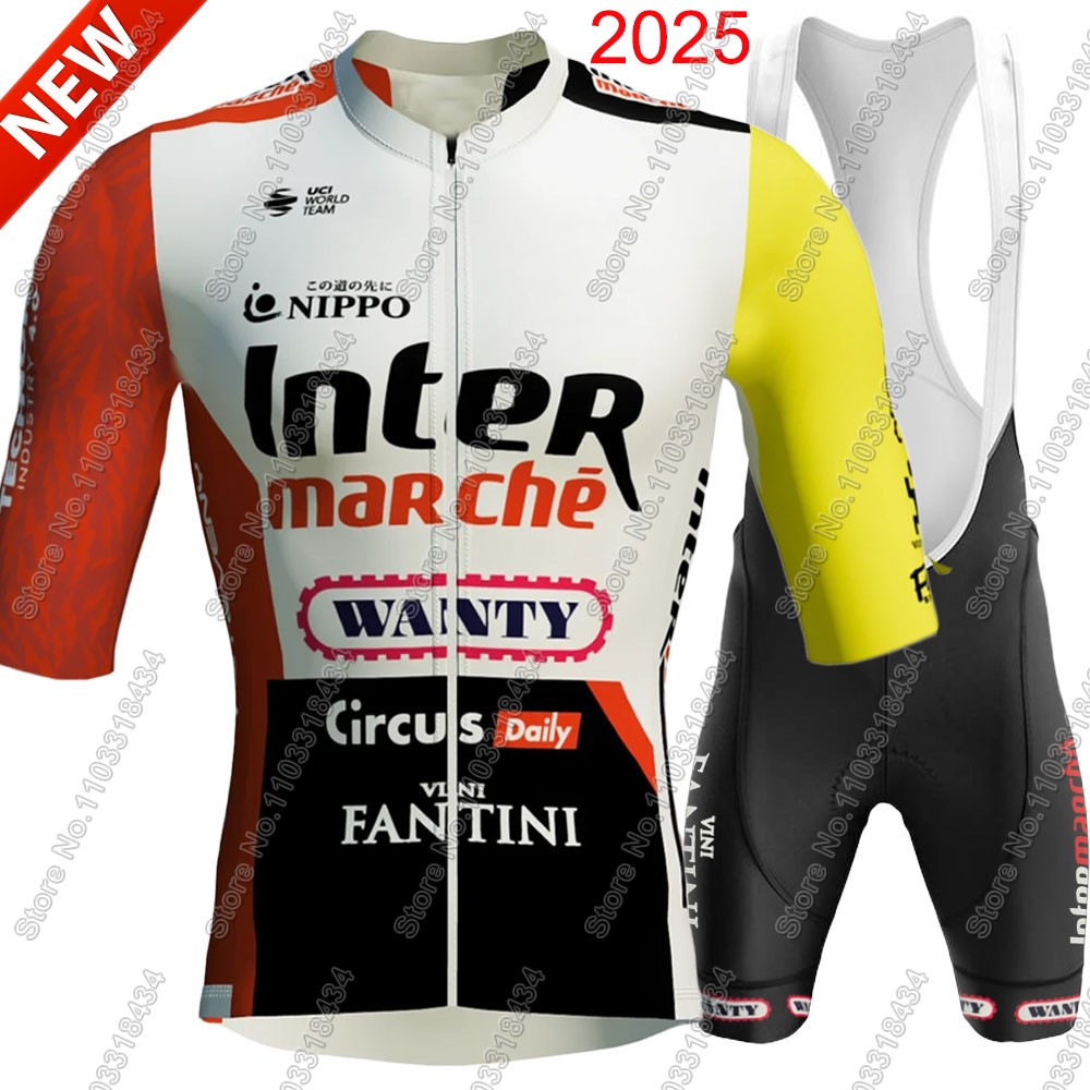 Mountain Biking Trousers - Wanty camisa de ciclismo 2025 conjunto