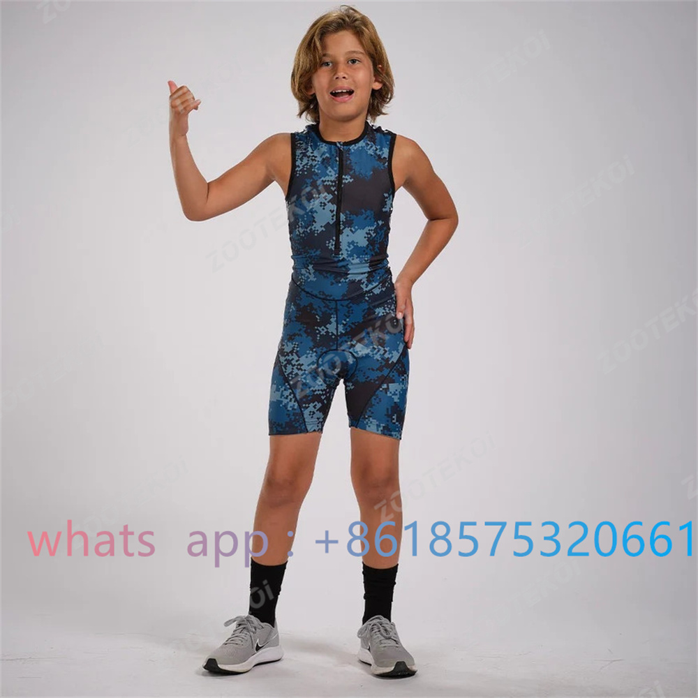 Mountain Biking Trousers - Zootekoi-Macacão Universal Triathlon sem mangas para