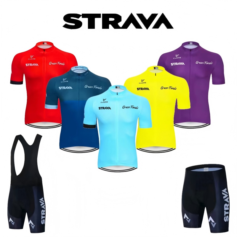 Mountain Biking Jerseys Men - Conjunto de Camisa e Shorts de