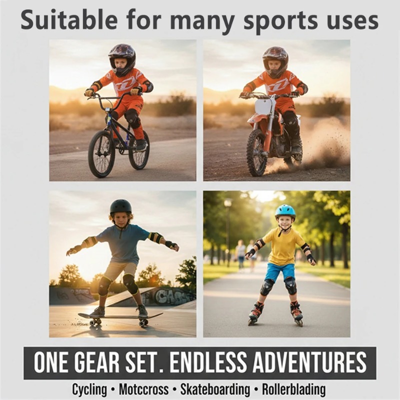 Conjunto de Protetores de Joel - Mountain Biking Knee And Elbow Pads avaliação e preço