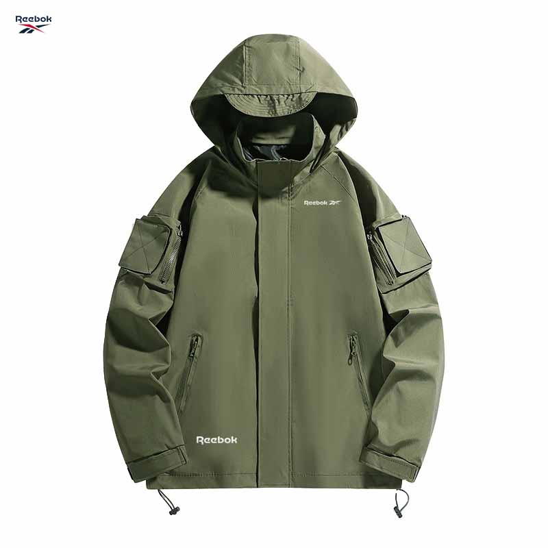 Jaqueta com capuz e zíper com  - Mountain Biking Rain Jacket avaliação e preço