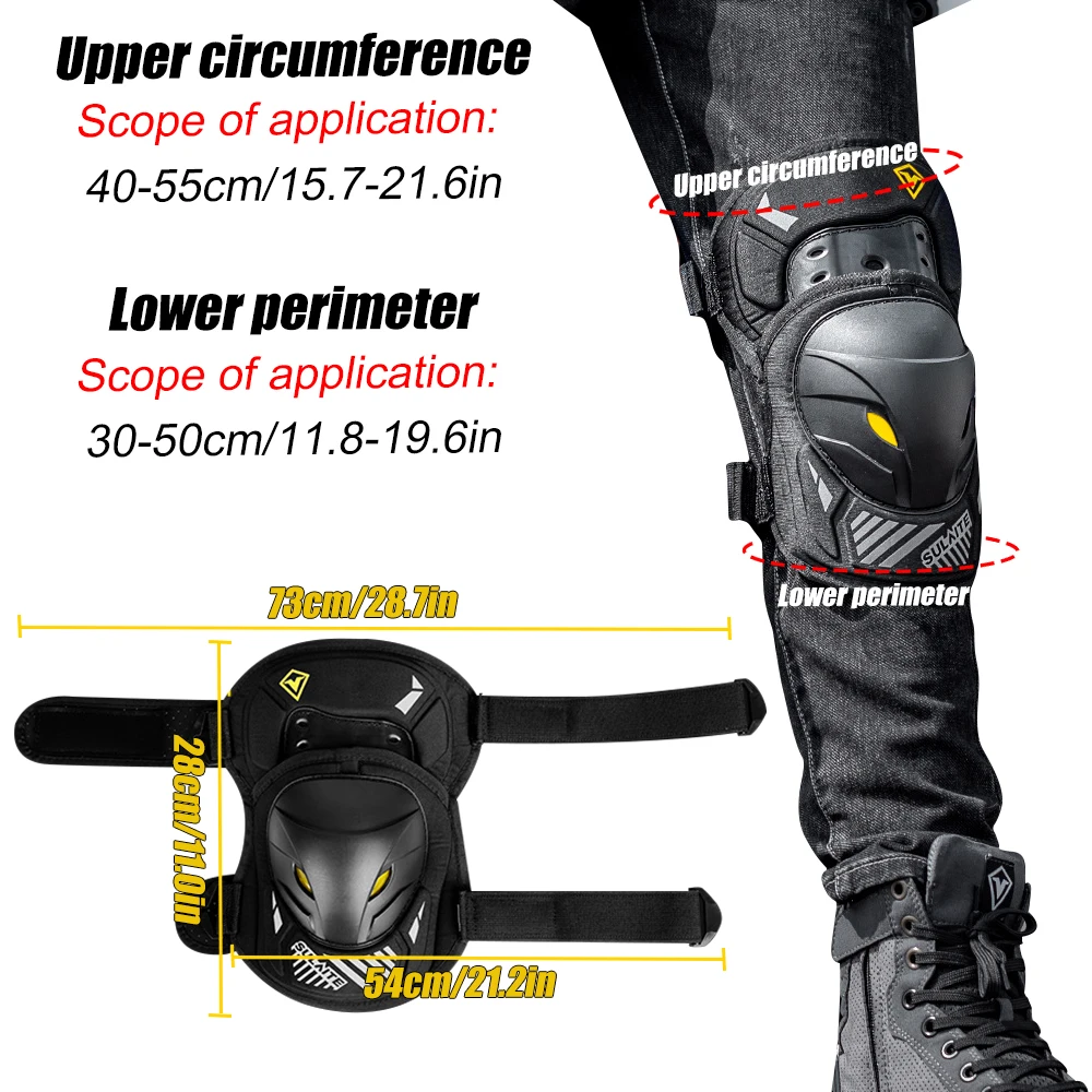 1 Par de Protetores de Joelho  - Mountain Biking Knee And Elbow Pads avaliação e preço