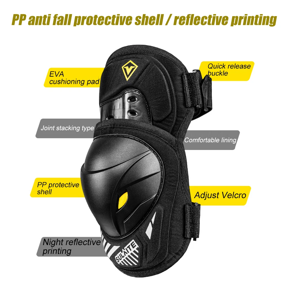 1 Par de Protetores de Joelho  - Mountain Biking Knee And Elbow Pads avaliação e preço