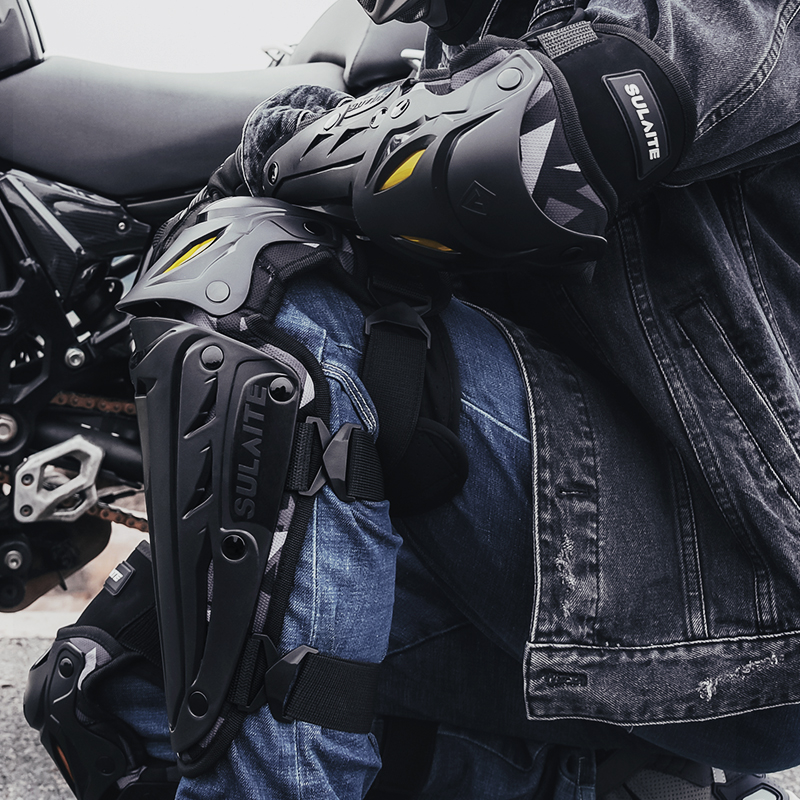 Joelheiras para motocross, pro - Mountain Biking Knee And Elbow Pads avaliação e preço