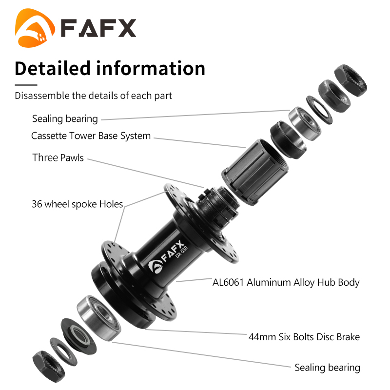 FAFX-Sealing Bearing Hubs para - Cassette 11 Speed avaliação e preço