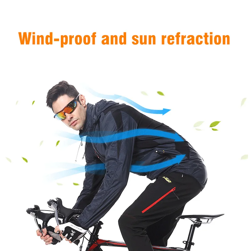 Jaqueta de ciclismo refletiva, - Mountain Biking Rain Jacket avaliação e preço