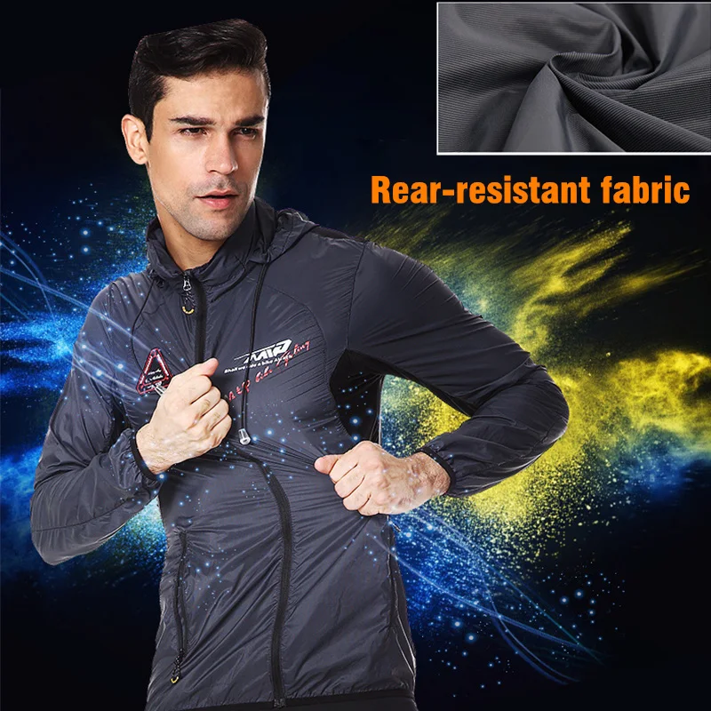 Jaqueta de ciclismo refletiva, - Mountain Biking Rain Jacket avaliação e preço