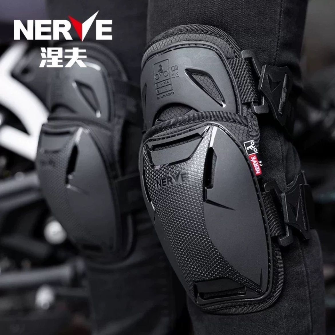 Joelheiras NERVE para Motocicl - Mountain Biking Knee And Elbow Pads avaliação e preço