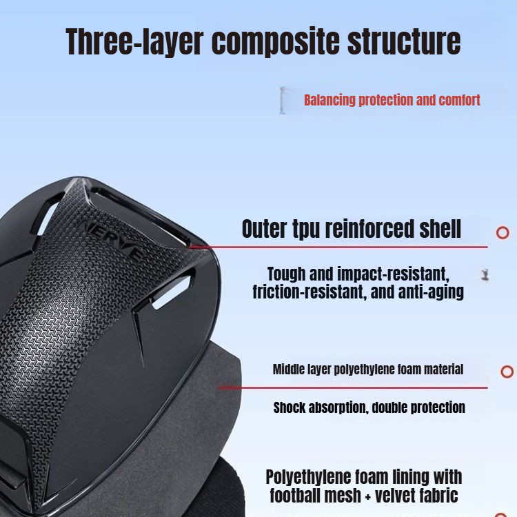Joelheiras NERVE para Motocicl - Mountain Biking Knee And Elbow Pads avaliação e preço