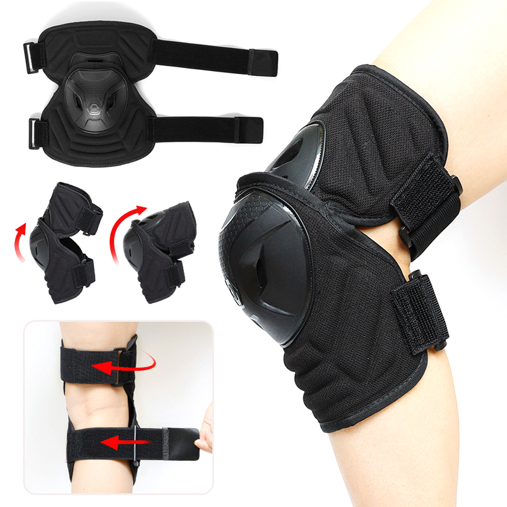 1/2 pçs joelheiras da motocicl - Mountain Biking Knee And Elbow Pads avaliação e preço