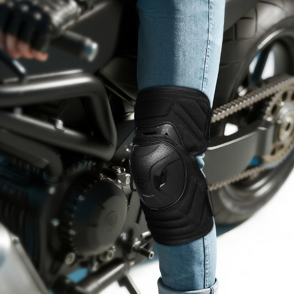 1/2 pçs joelheiras da motocicl - Mountain Biking Knee And Elbow Pads avaliação e preço