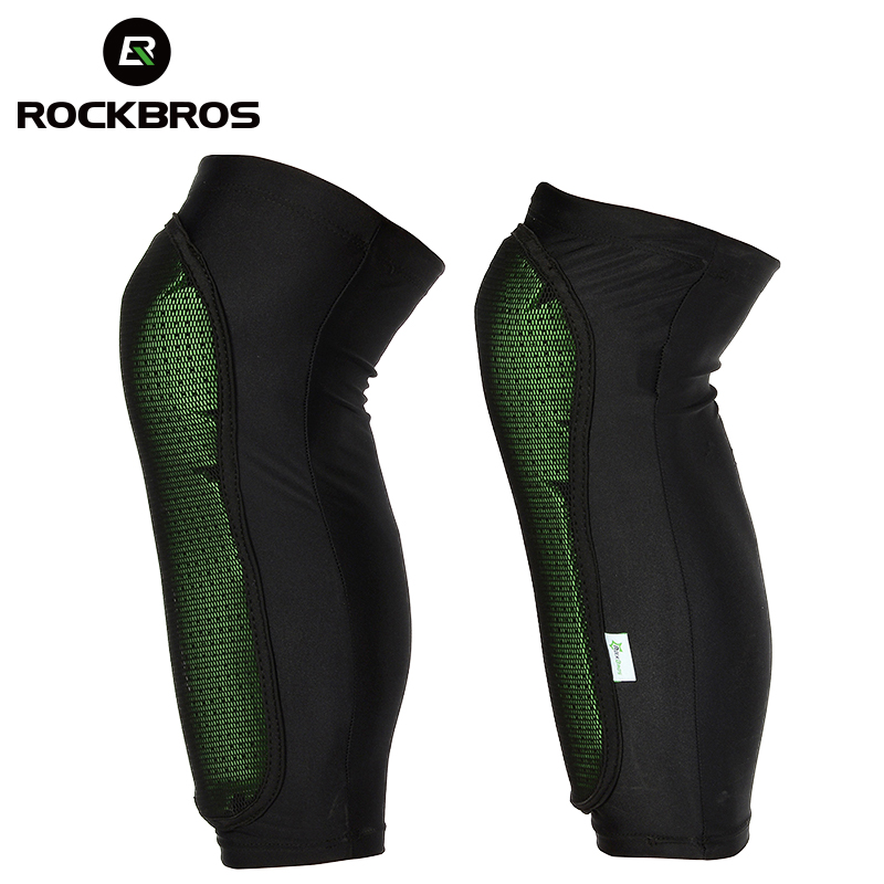 ROCKBROS-Sport Leg Warms Kneep - Mountain Biking Knee And Elbow Pads avaliação e preço
