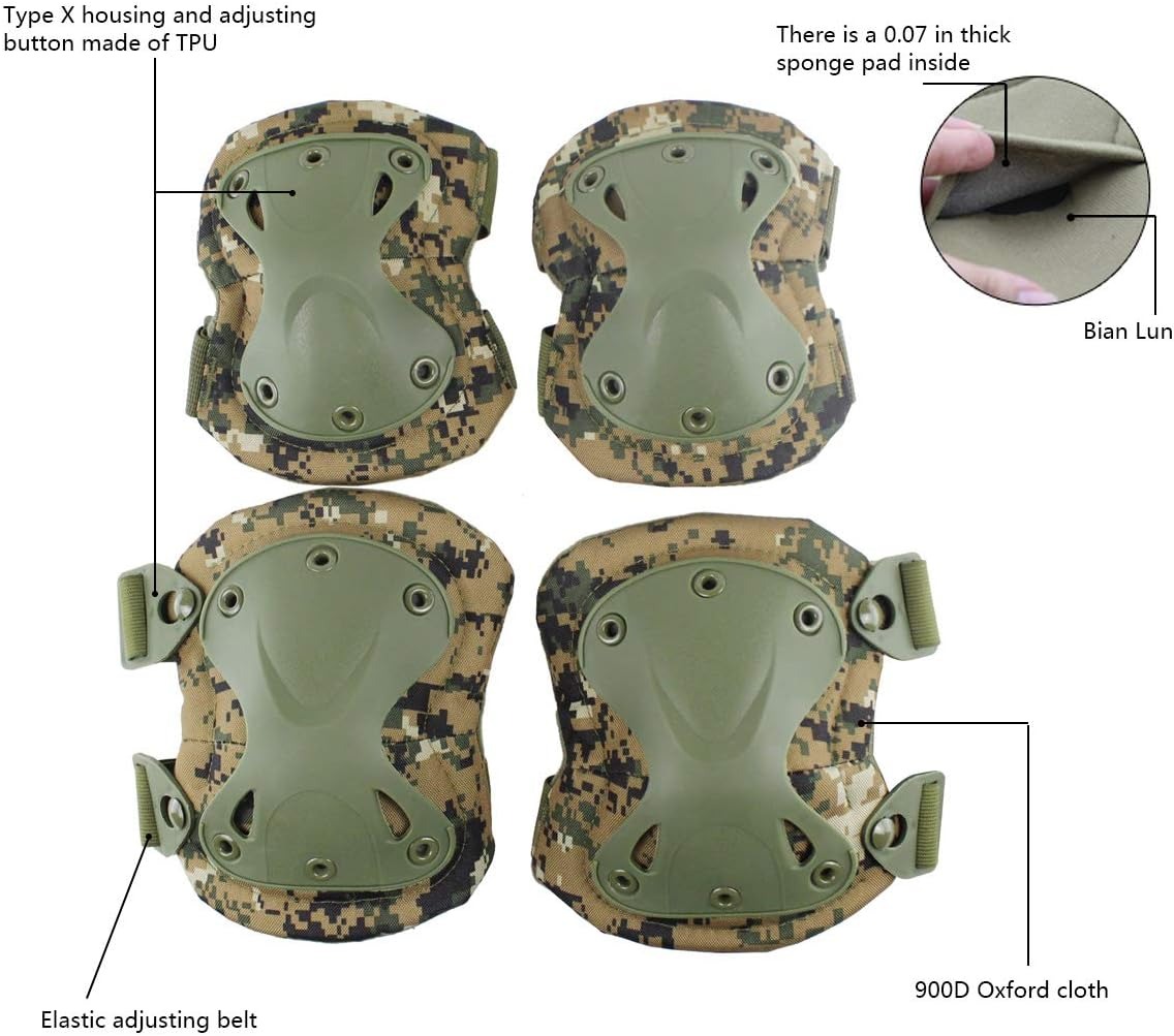 Conjunto de Protetores de Joel - Mountain Biking Knee Pads avaliação e preço
