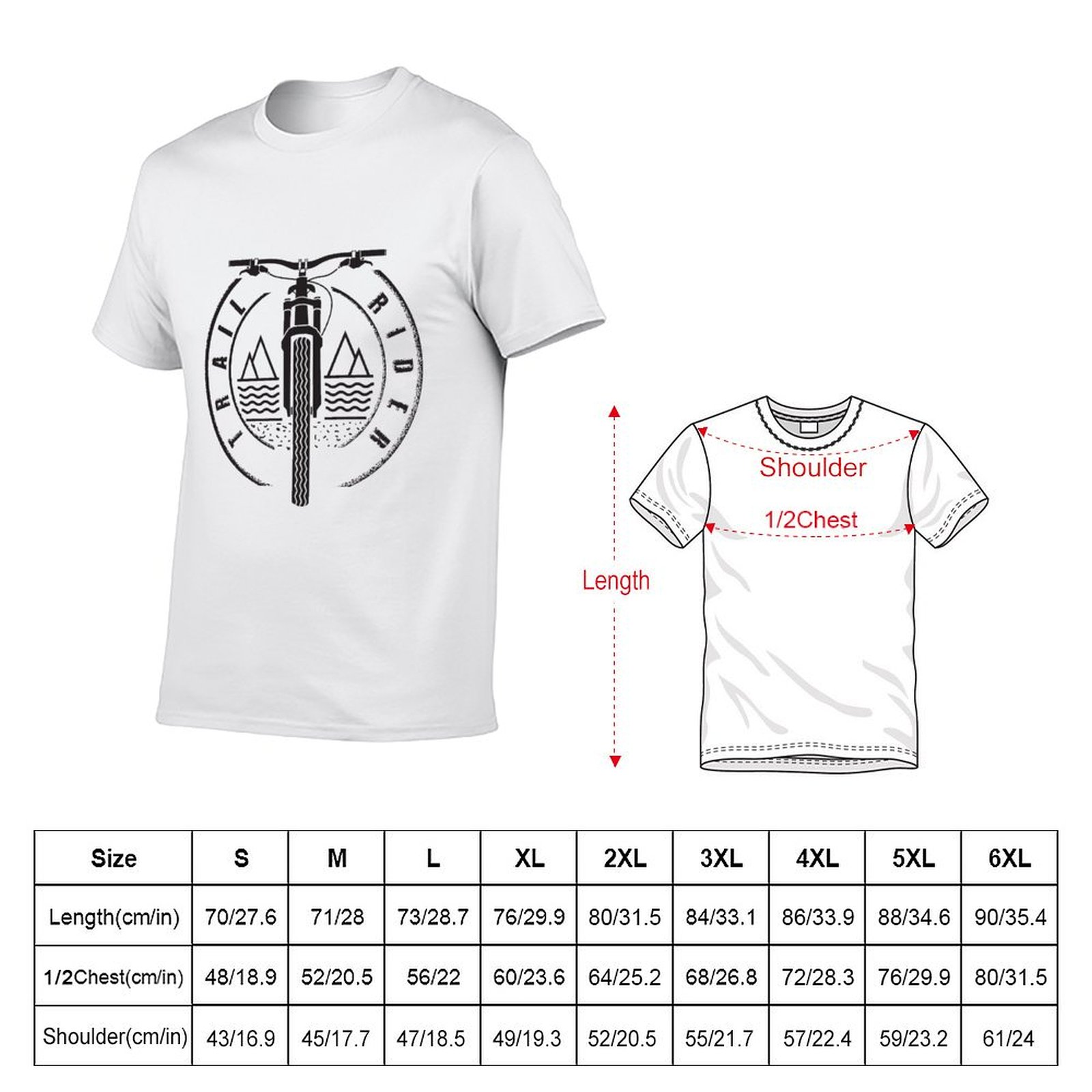 Camiseta masculina Trail Rider - Mountain Biking Essentials avaliação e preço