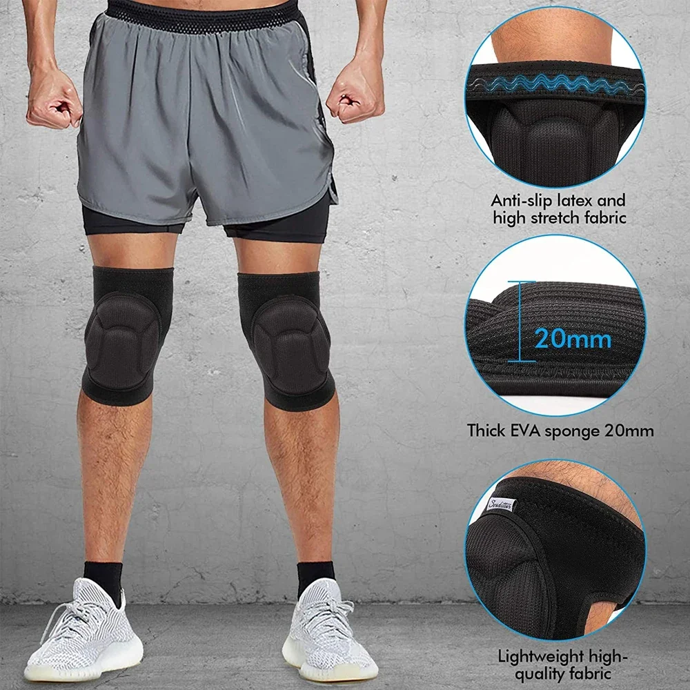 1 Par de Joelheiras Ajustáveis - Mountain Biking Knee Pads avaliação e preço