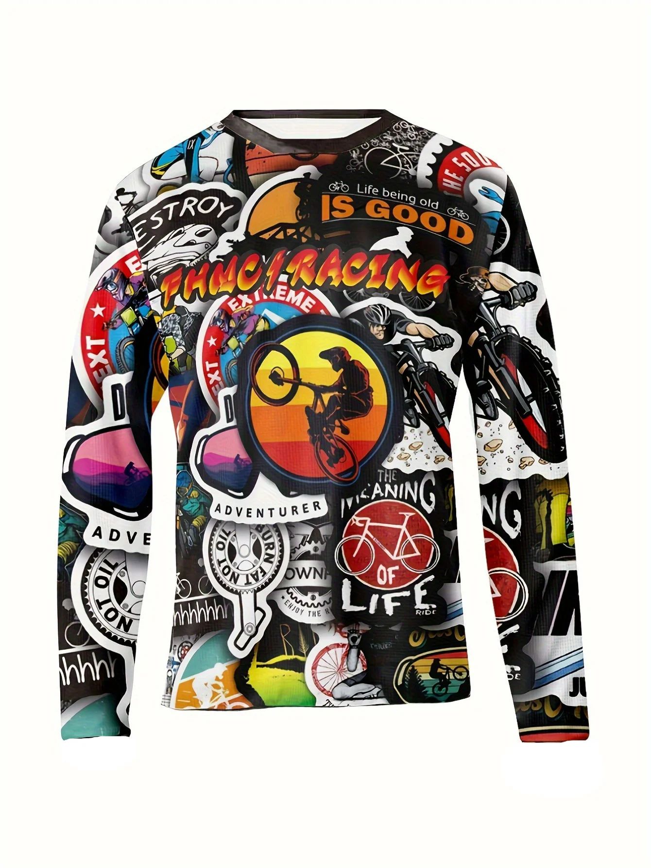 Camiseta masculina de manga co - Mountain Biking Camp avaliação e preço